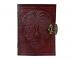 Day Of The Dead Sugar Skull Handmade Book Of Shadows Leather Journal Wicca Diary